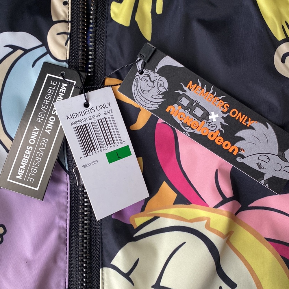 Limited Edition Members Only x Nickelodeon Rugrats Bomber Jacket - Picture 3 of 5